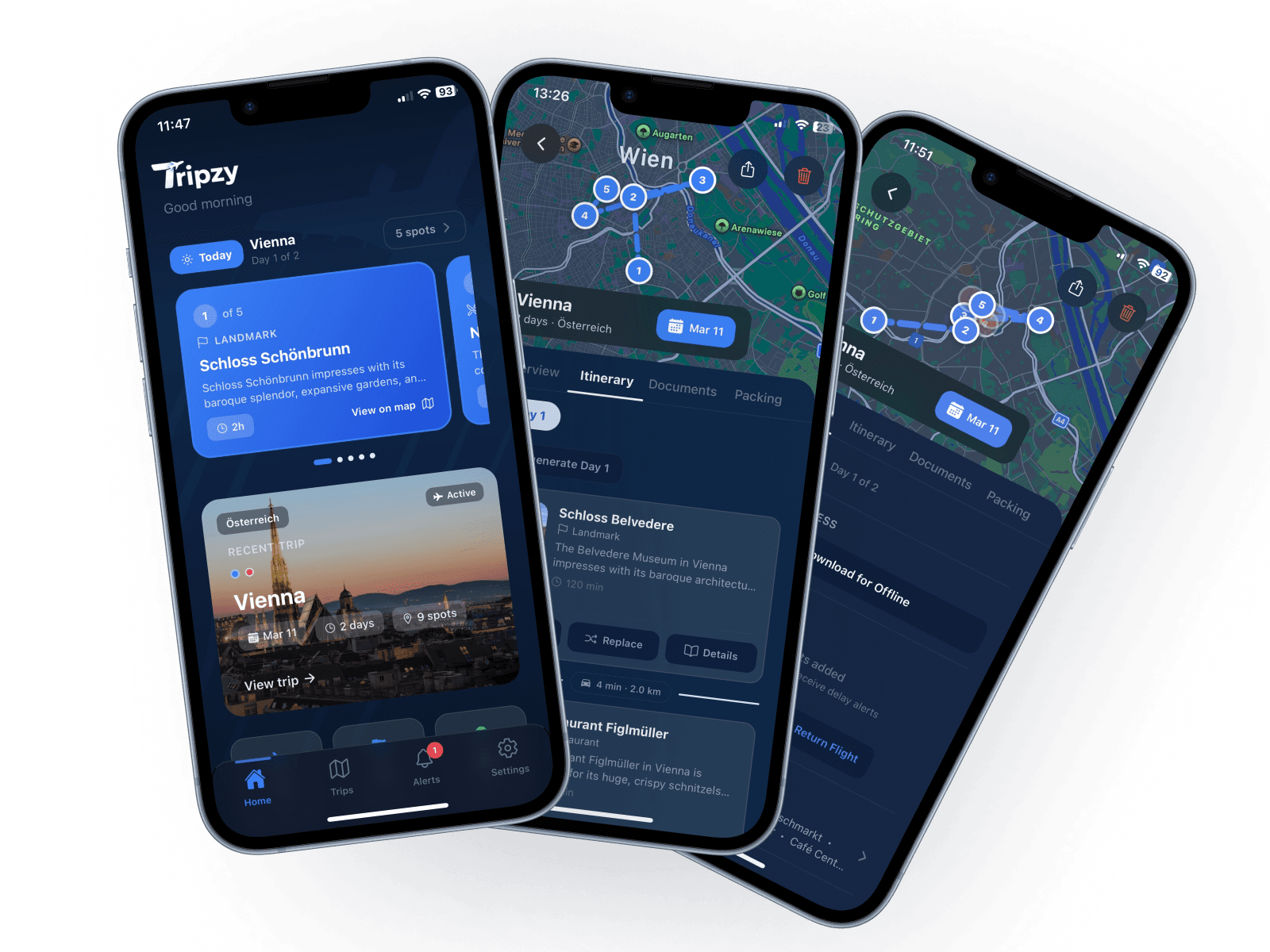 Tripzy App Interface