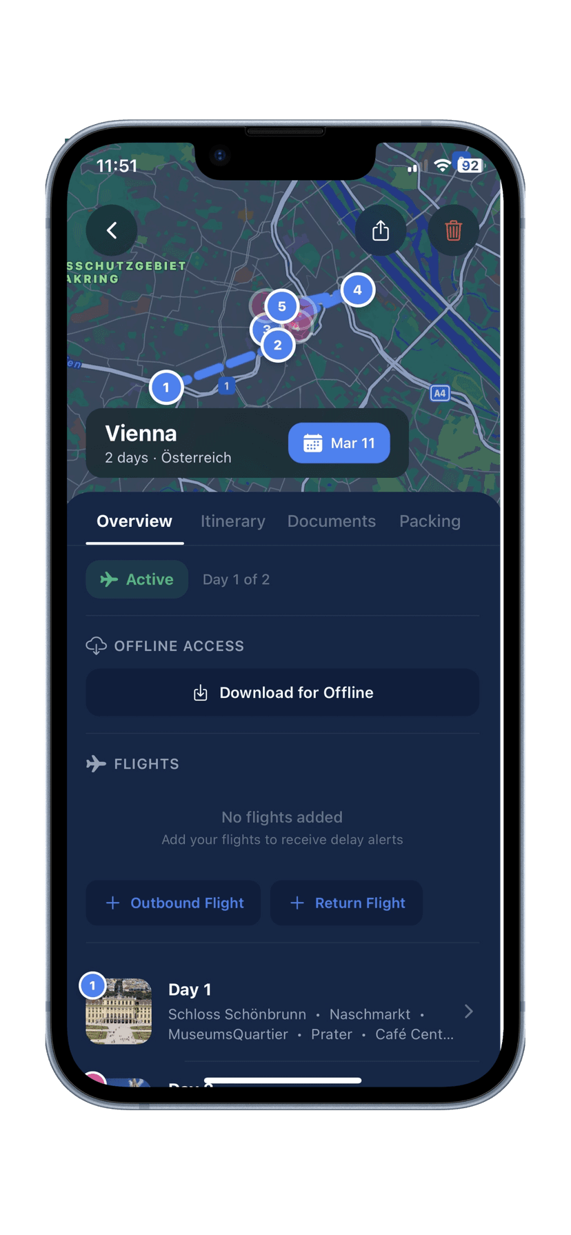 Your Trip Works Offline