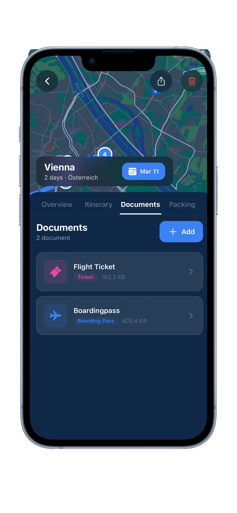 All Travel Documents in One Place